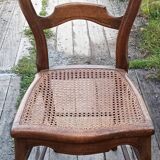 Antique Louis Philippe caned chair