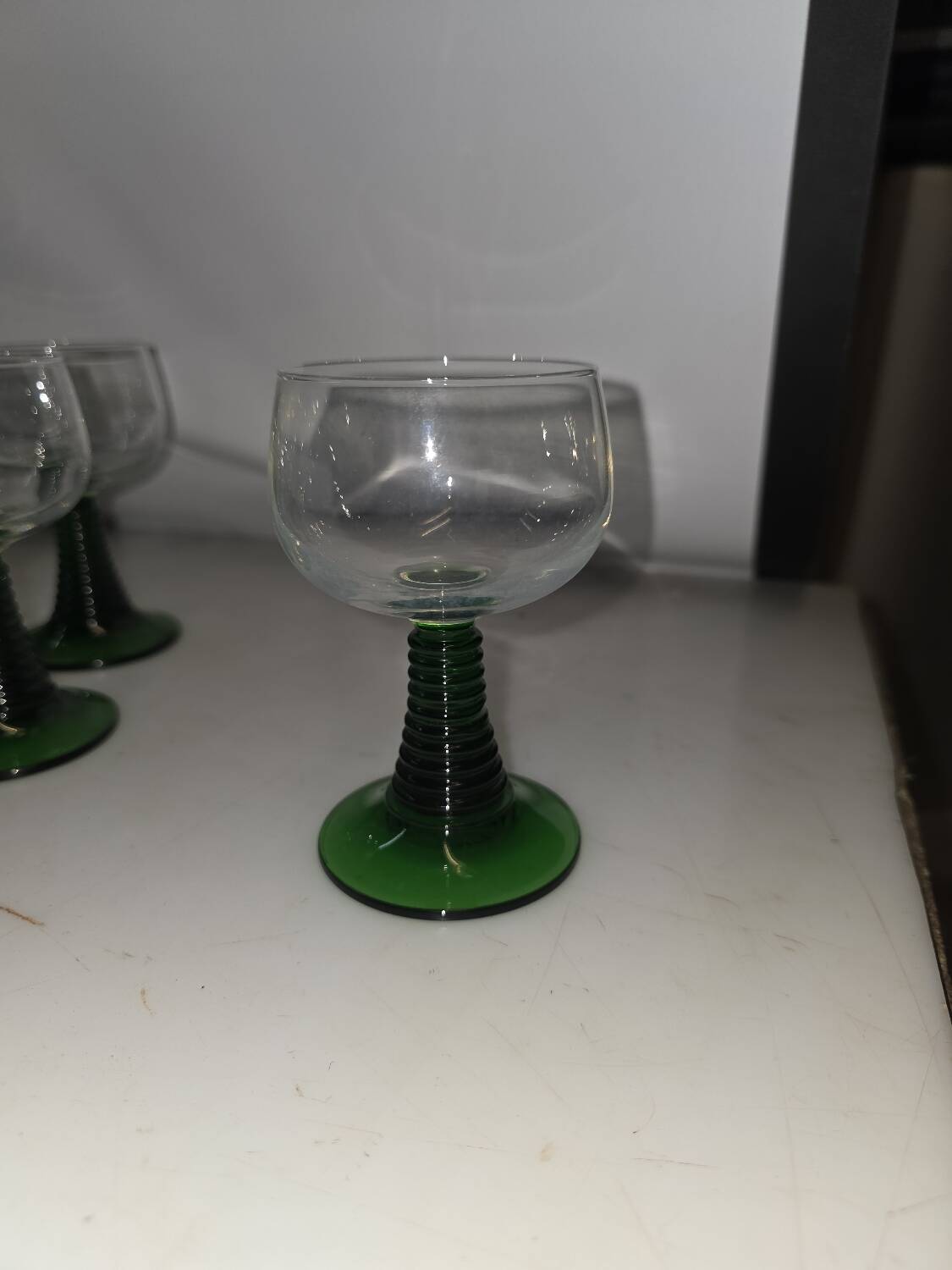 9 Alsace wine glasses from the 70s