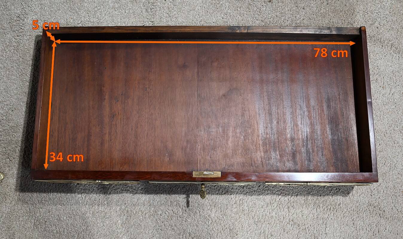 Rosewood and Marquetry Desk Table, Louis XV style – Early 20th century