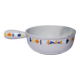 Enamelled cast iron fondue pan