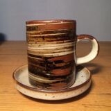 Coffee set in sandstone