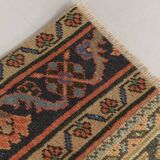Salmon & Cream Turkish Vintage Runner Rug, 70x262Cm