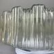 Clear glass wall ceiling flush mount lamp