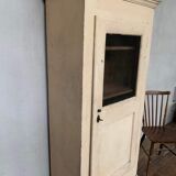 Meuble d'atelier garde manger de commerce à 1 porte en sapin