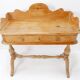 Antique English Pine 2 Drawer Desk - 1950s