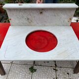 Marble plan for basin