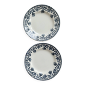 Antique hollow plate, Saint Amand ironstone, Jane model.