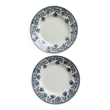 Antique hollow plate, Saint Amand ironstone, Jane model.