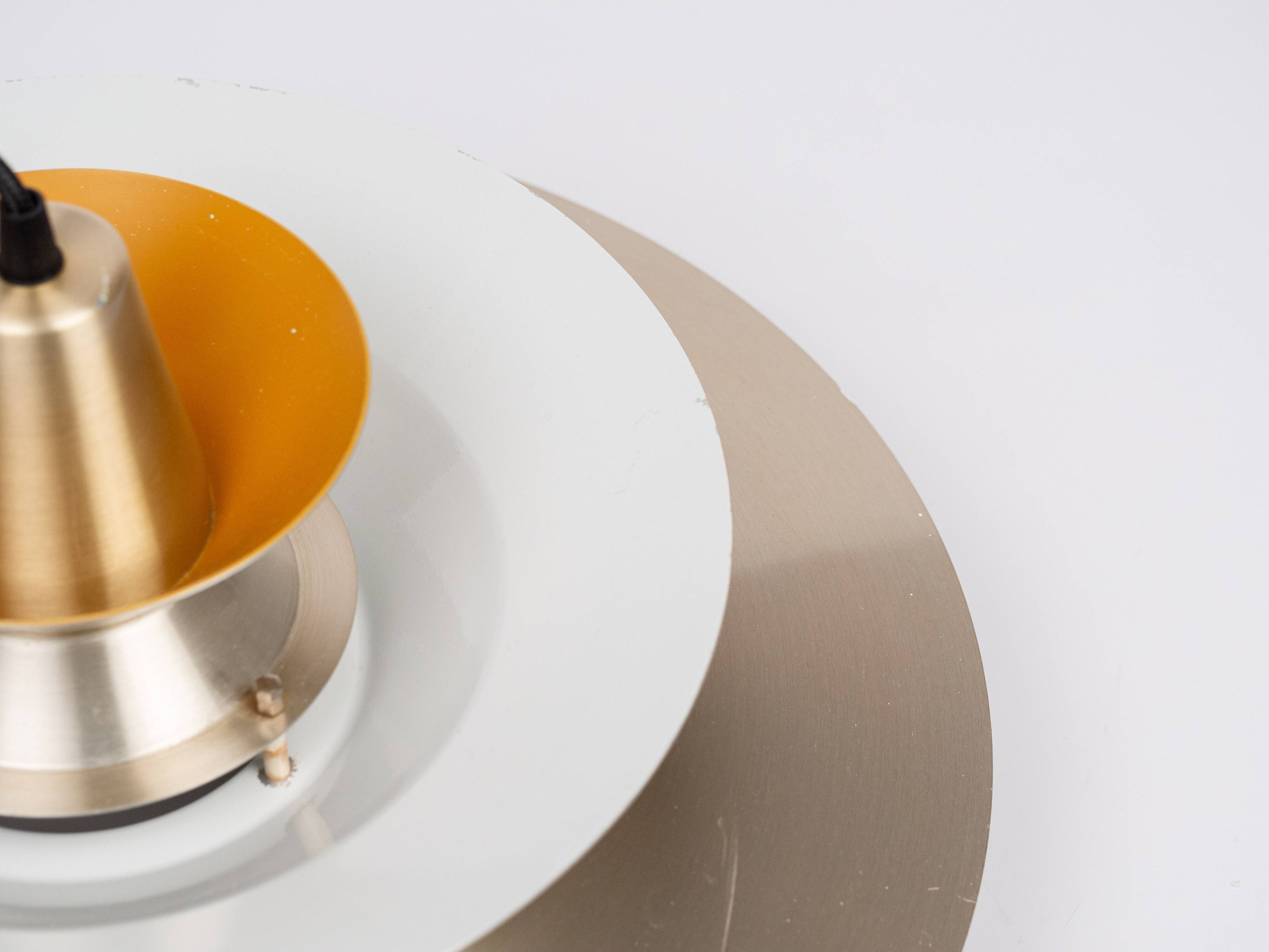 Vintage Swedish Pendant Lamp by Carl Thore, 1960s, Scandinavian Mid-Century
