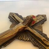 Old brass crucifix