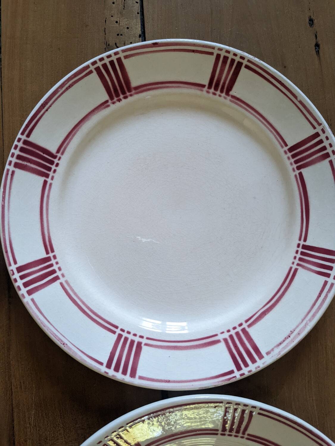 Badonviller dinner plates