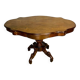 Violin-shaped pedestal table