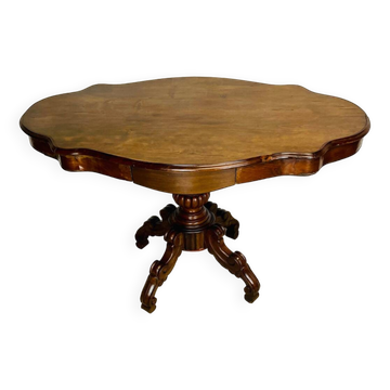 Table guéridon violonné