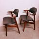 Set of 'Koehoorn' / ‘cow horn’ chairs by Tijsseling for Hulmefa, 1960s