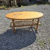 Rattan coffee table