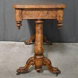 Victorian Amboyna Burl Desk, England – Late 19th Century