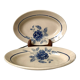 Duo of blue flower raviers Saint-Amand 30s-40s