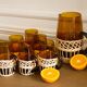 Rattan orangeade service