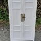 Parisian wardrobe 2 doors 3 shelves white