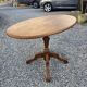 Oak guéridon table from the early 20th century.
