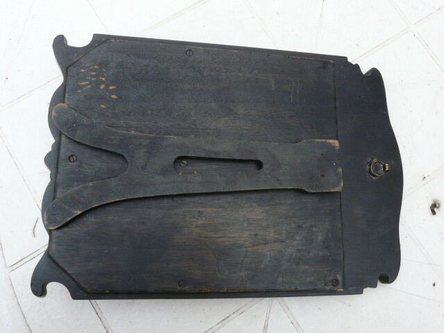 Calendrier perpétuel en bois et gutta percha Napoléon III à poser ou accrocher