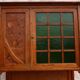 Two-body Art Nouveau buffet with Marquetry