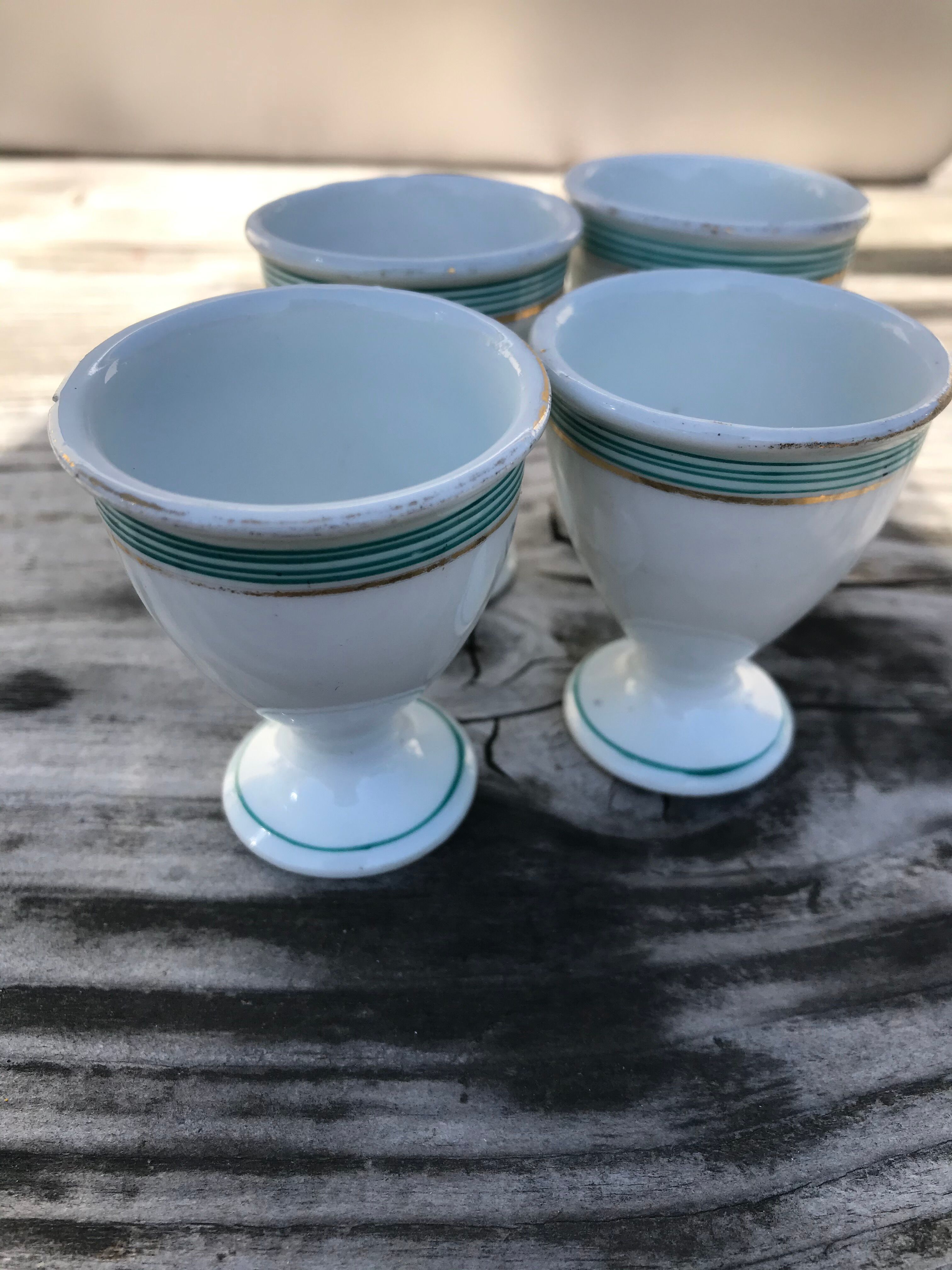 Set of 4 vintage ceramic cockroaches