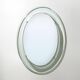 Wall mirror with curved glass frame by Metalvetro, 1970s