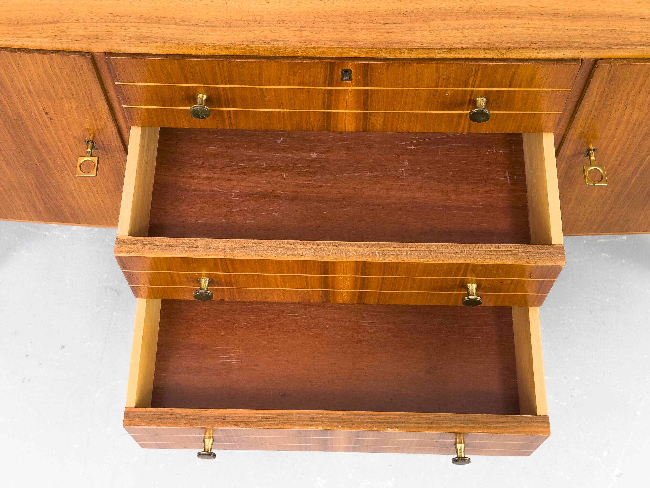 Mid-Century Sideboard in Walnut, 1950s