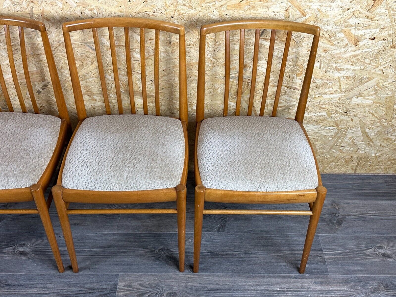 Set of 4 dining chairs 60s 70s