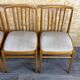 Set of 4 dining chairs 60s 70s