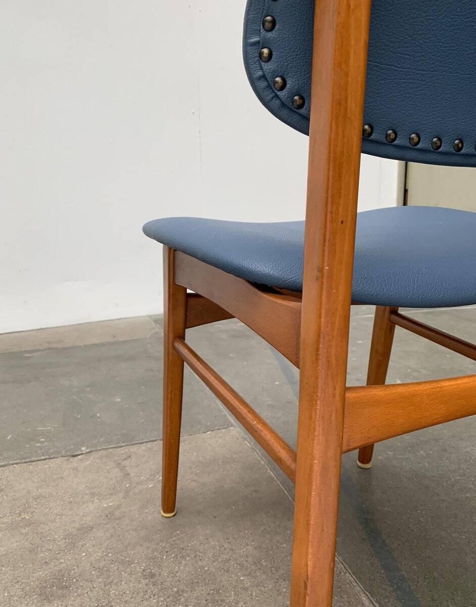Ensemble de chaises en bois de style mi-siècle