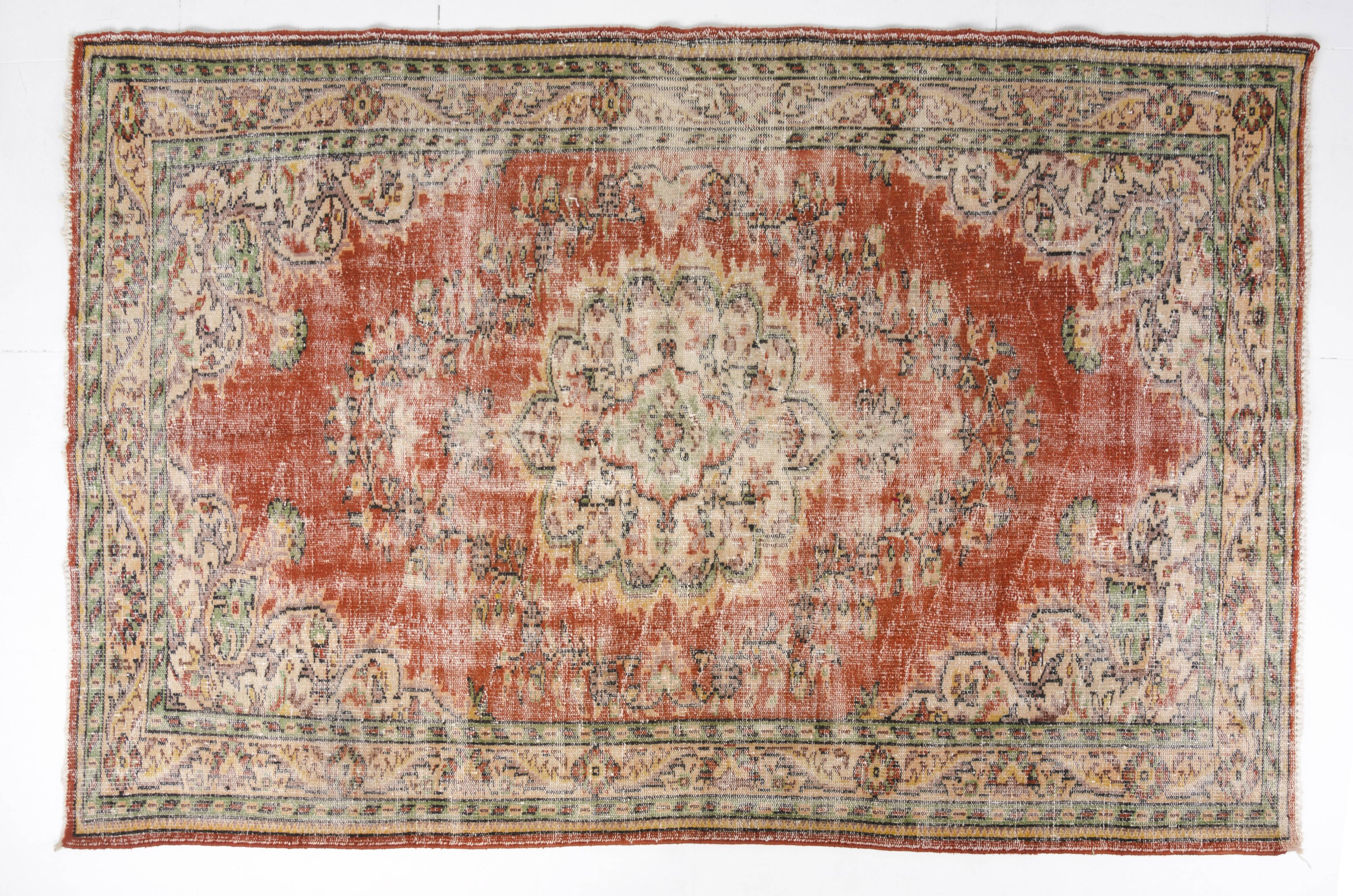 Vintage Anatolian Turkish Wool Rug