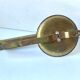 Vintage brass Scandinavian Art Deco wall candle holder sconce
