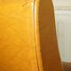 Fauteuil Italien simili cuir camel & son coussin 1960