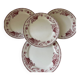 Ensemble assiettes Terre de Fer décor Sorbier Boch Frères Kéramis