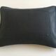 Housse de coussin 60s en piqué de coton bordée de croquet