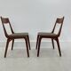 Teak Boomerang Dining Chairs by A.E.Christensen set of 2