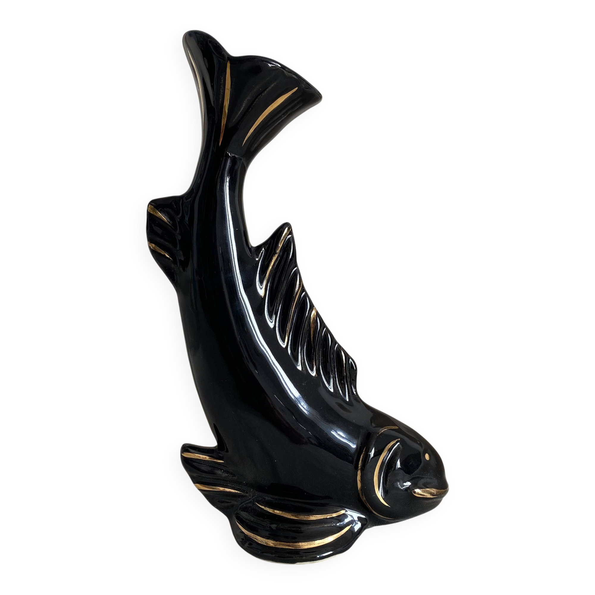 60s fish vase