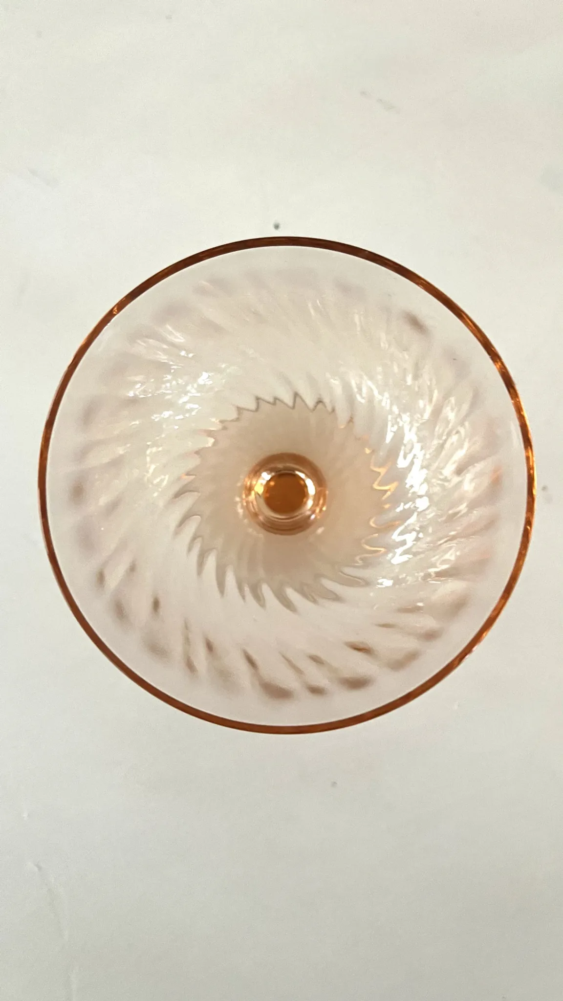 Champagne glasses – Vintage French Glass Set of 4