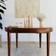 Table à manger vintage scandinave Baumann 