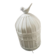 Lampe cage en porcelaine