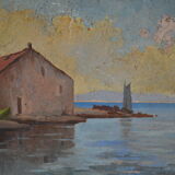 View of martigues mid-twentieth century
