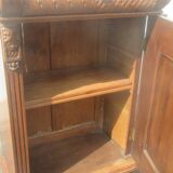 carved walnut jam cabinet