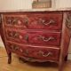 Commode style Louis XV marbre et bois de rose