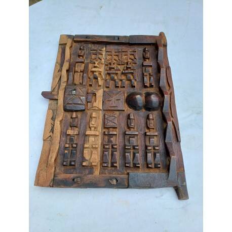 Senufo wooden African door, Ivory Coast