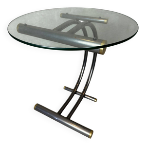 Table d'appoint en chrome