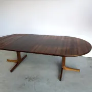 Midcentury Swedish extendable dining table in teak, 1960s