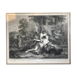 Antoine Coypel, Love and Psyche, engraving by Jean Audran, eighteenth century