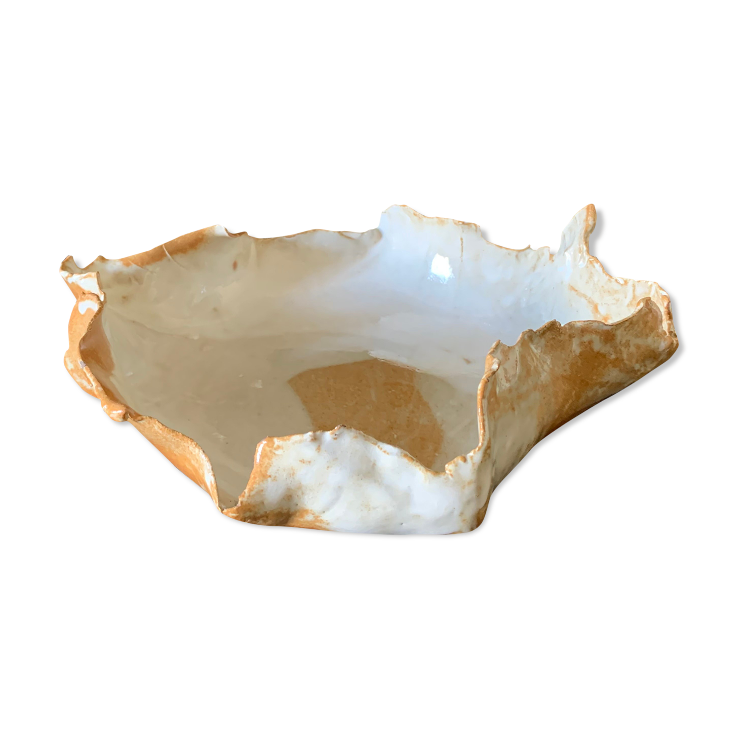 Large ceramic dish sign